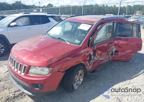 2014 Jeep Compass Sport из США, поврежденный, VIN 1C4NJCBA4ED576541